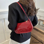 Vivid Color Solid Square Shoulder Bag