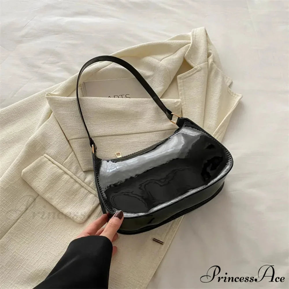 Vivid Color Solid Square Shoulder Bag