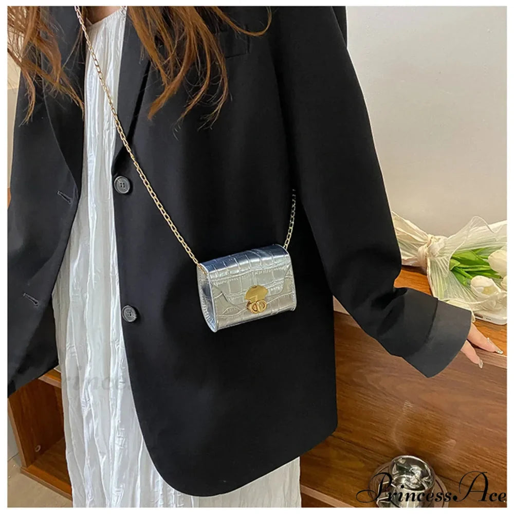 Vivid Leather Small Crossbody Purse