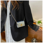 Vivid Leather Small Crossbody Purse