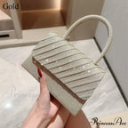 Vivid Silk Evening Pouch Stylish Banquet Shoulder Purse