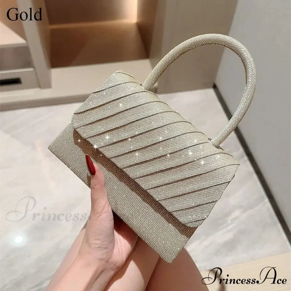 Vivid Silk Evening Pouch Stylish Banquet Shoulder Purse