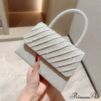 Vivid Silk Evening Pouch Stylish Banquet Shoulder Purse