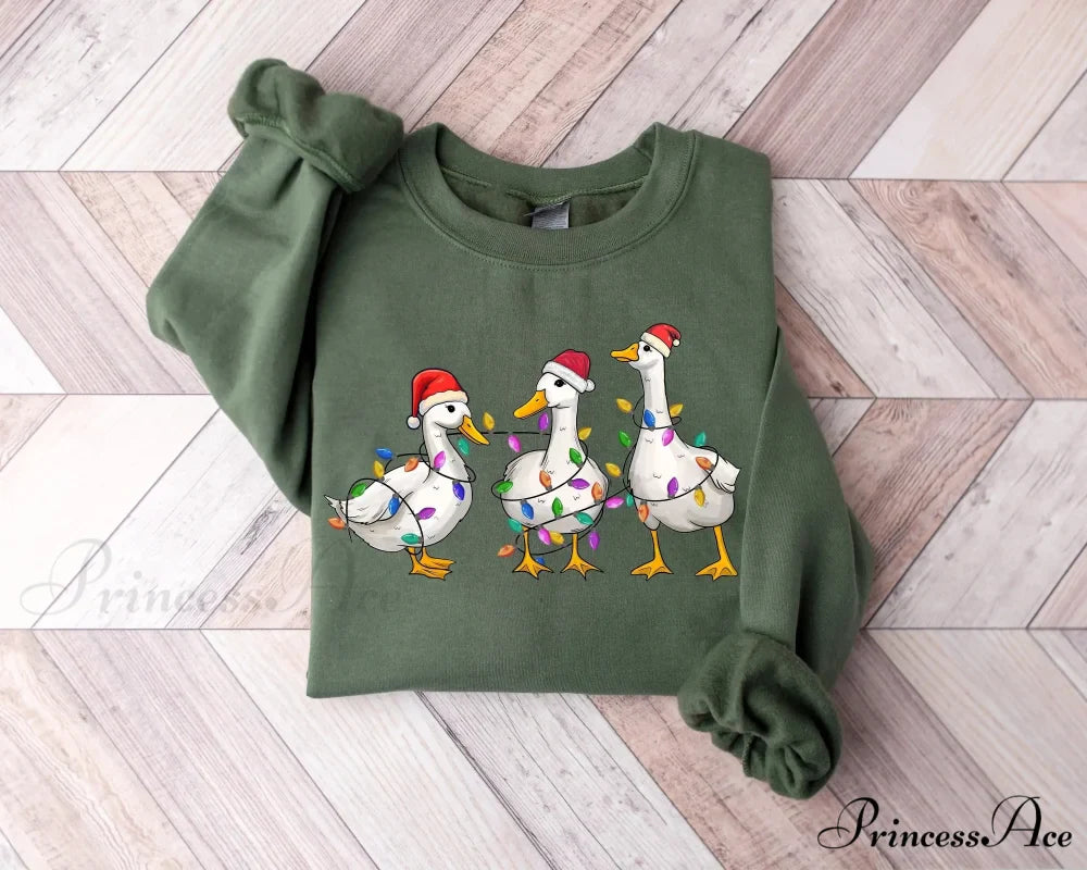 Voguish Cotton Duck Lights Family Christmas Hoodie