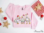Voguish Cotton Duck Lights Family Christmas Hoodie