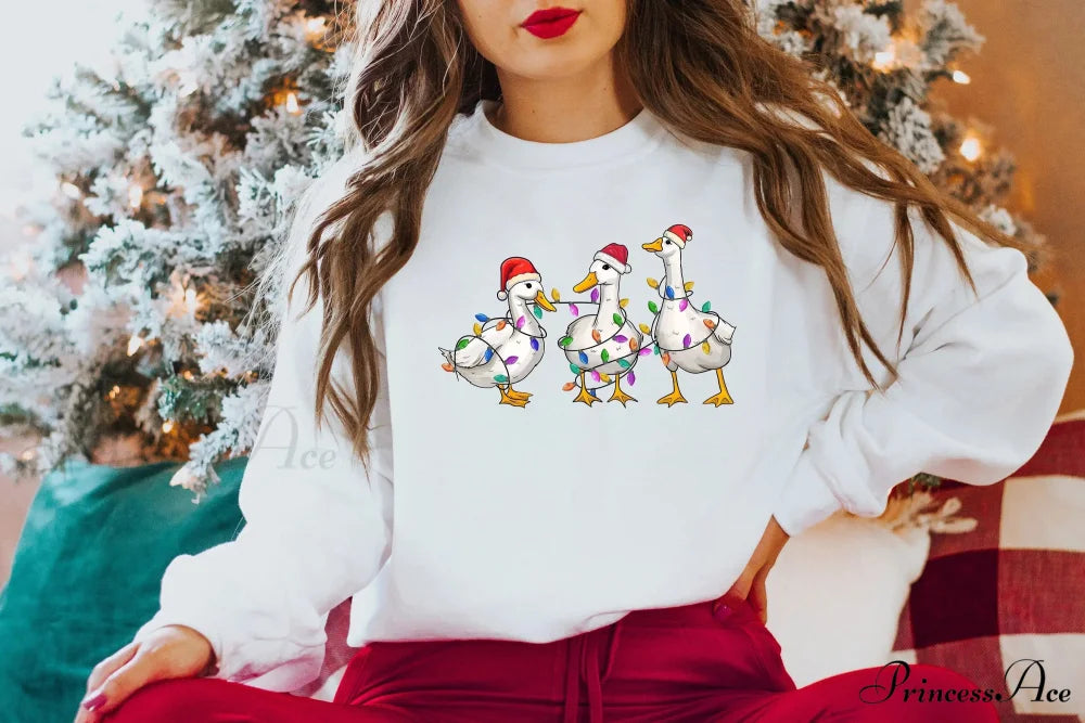Voguish Cotton Duck Lights Family Christmas Hoodie