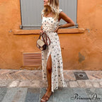 Warm Attractive Backless Sleeveless Extended Dress