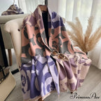 Warm Cashmere Winter Blanket Scarf