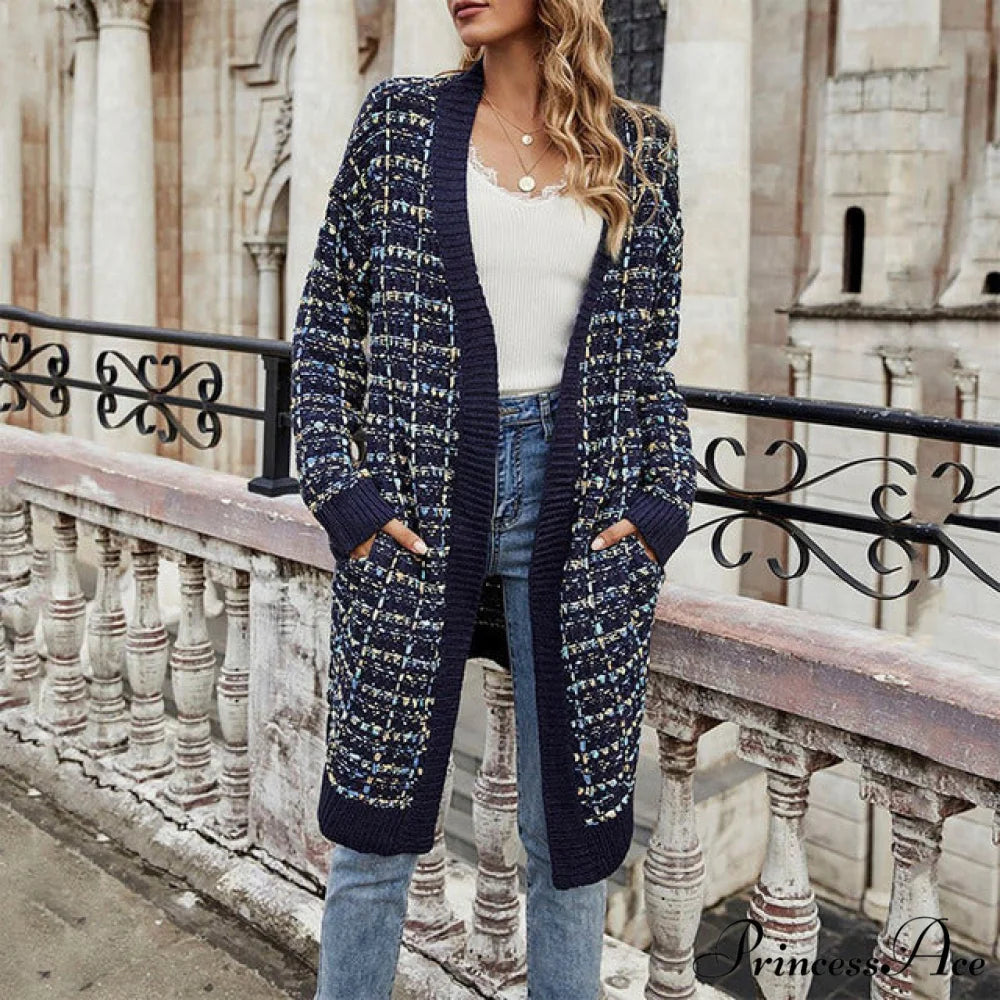 Warm Casual Colorful Cardigan