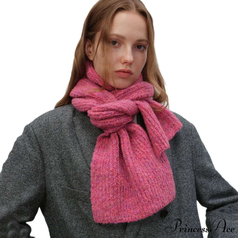 Warm Fashionable Cozy Elegant Multi-color Gradient Thick Comfortable Scarf