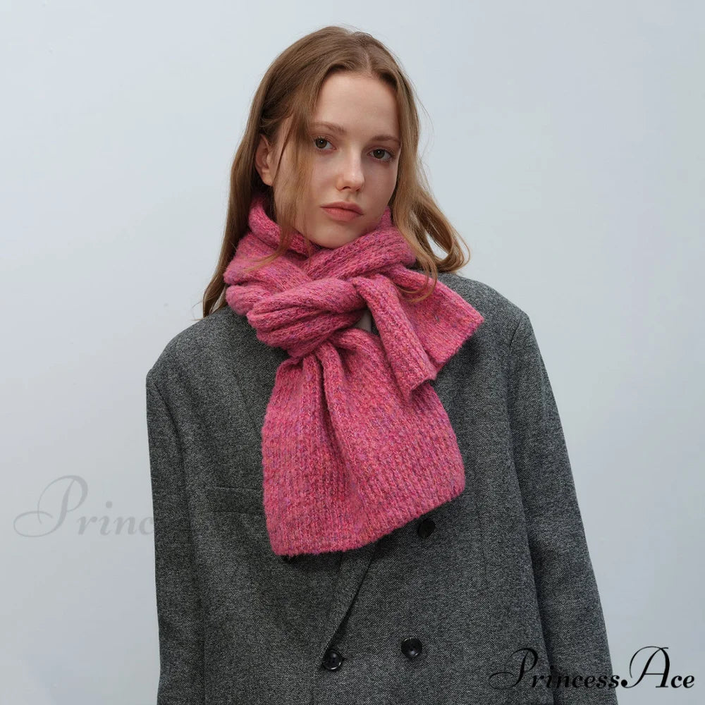 Warm Fashionable Cozy Elegant Multi-color Gradient Thick Comfortable Scarf