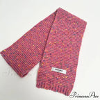 Warm Multi-Color Dot Acrylic Cashmere Small Scarf for Autumn Winter