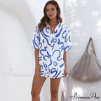 Warm Seaside Vacation Two-piece Informal Shirt