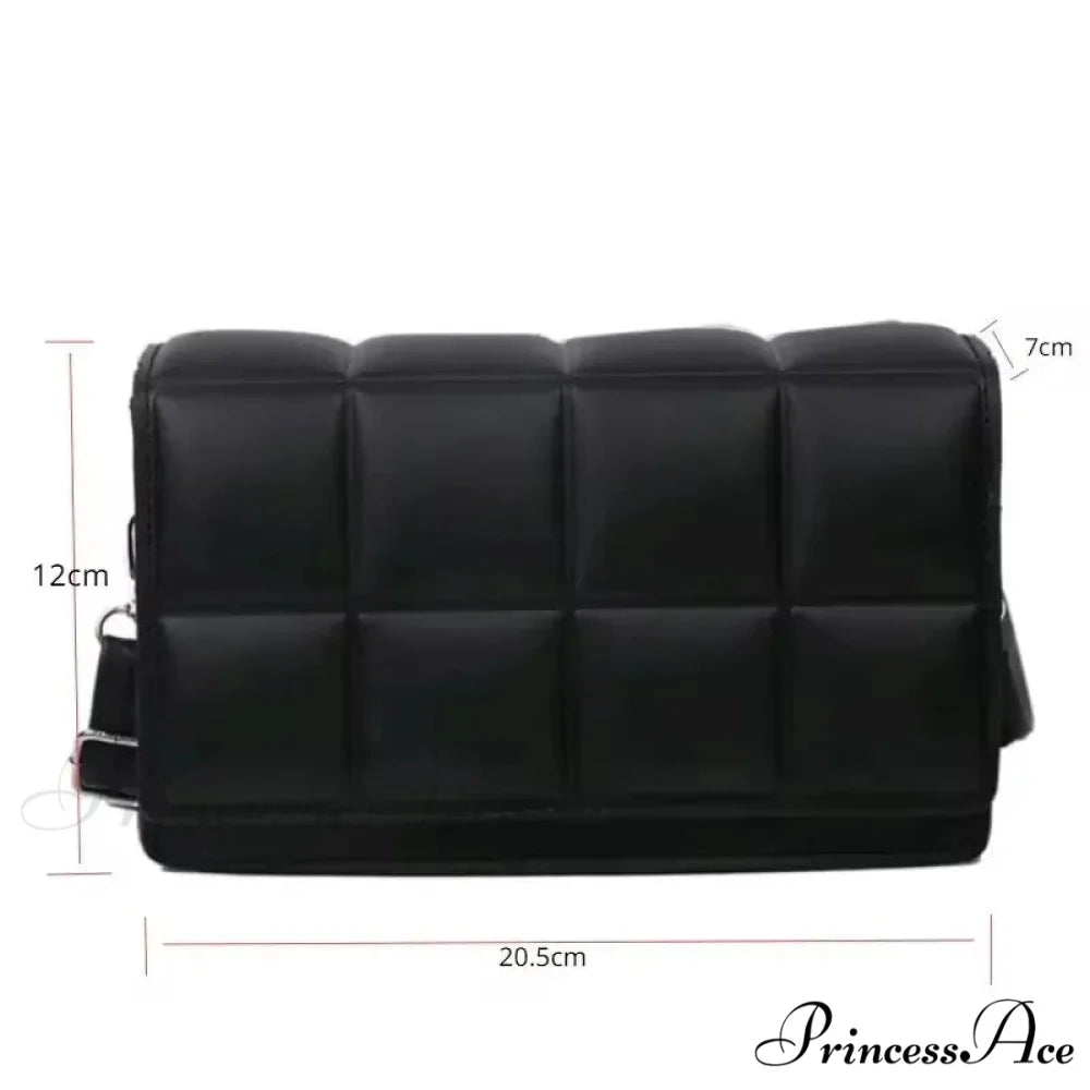 Water-resistant Synthetic Leather Spacious Shoulder Crossbody Bag