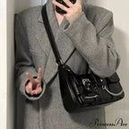 Wealthy Punk Chain Crossbody Shoulder Bag