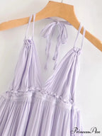 Weekend Getaway Stylish Linen Skater Dress