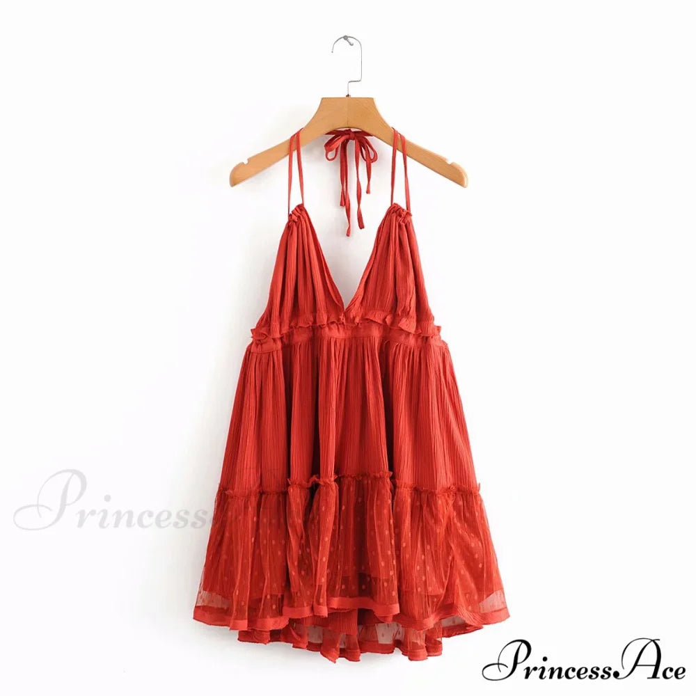 Weekend Getaway Stylish Linen Skater Dress