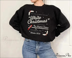 White Christmas Wallace Davis Retro Nostalgic Farm Girl Christmas Hoodie