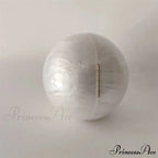 White Oval Egg Acrylic Box Bridal Messenger Clutch Bag