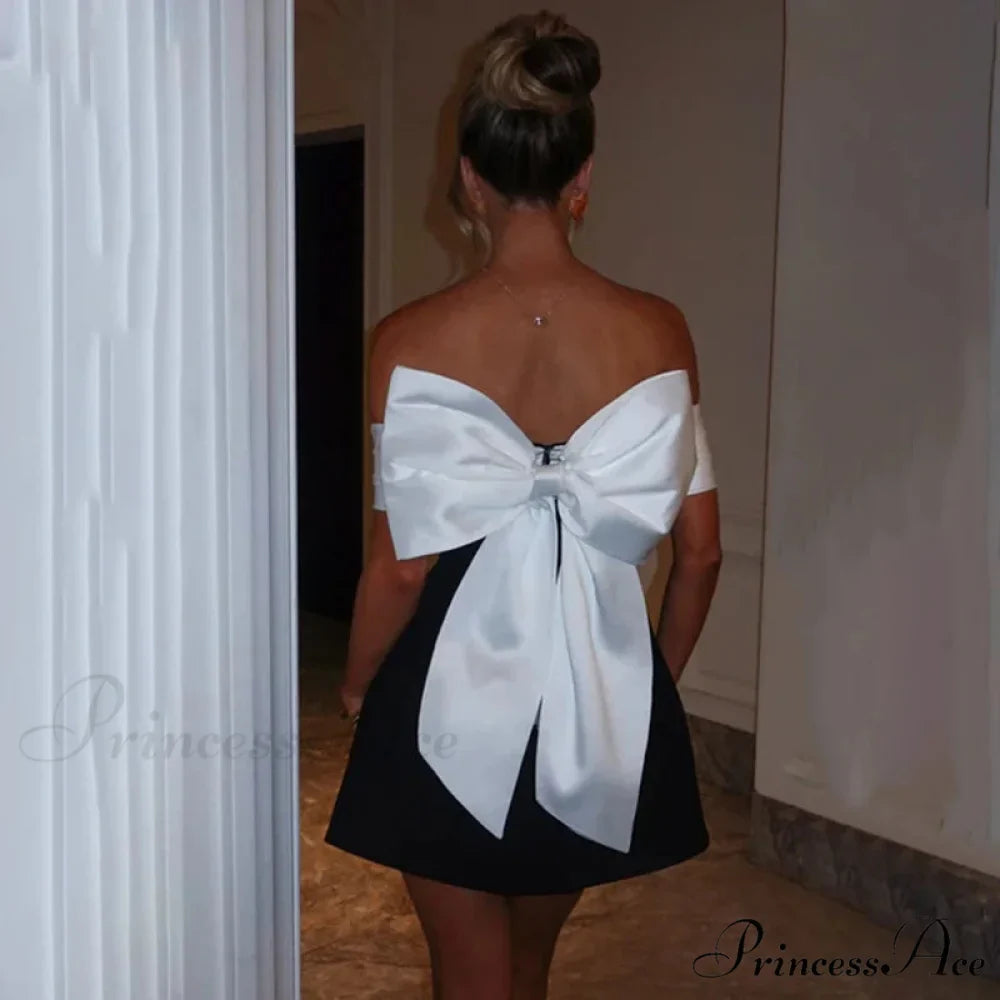 White Pearl Backless Party Dress