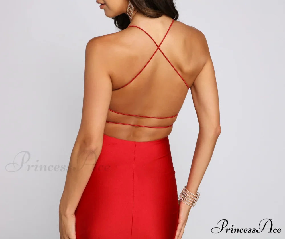 Whitney Formal Stylish High-Slit Mermaid Dress