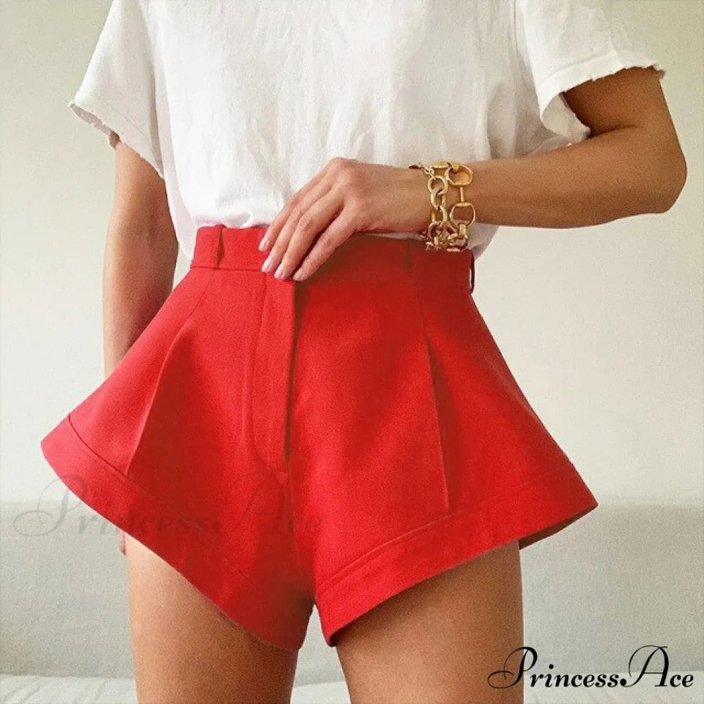 Wide Leg High Waist Loose Sexy Casual Shorts