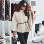 Winter Bat Sleeve Canopy Coat