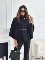 Winter Bat Sleeve Canopy Coat