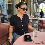 Winter Knit Ribbed Short Sleeve Cardigan