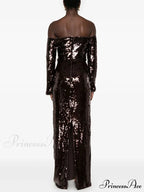 Winter Mesh Patchwork Party Dress