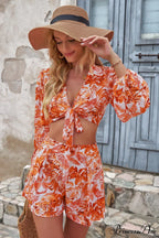 with Arm Set Top Shorts Cropped Long and Print