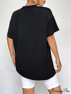 with Fall Graphic T-Shirt Neck Thanksgiving Round Season and Brief Sleeves