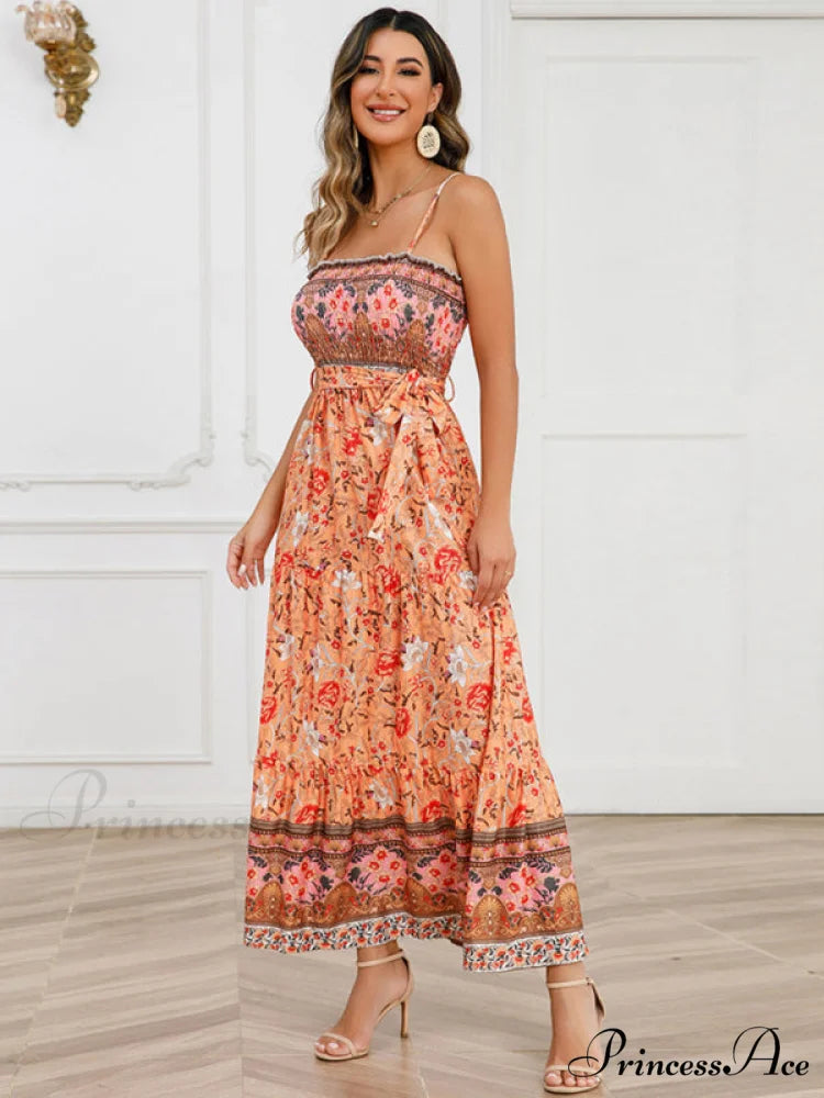 with Gown for Bohemian Women Full-Length Straps