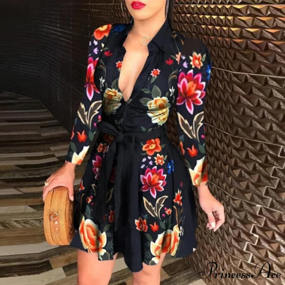 Women Chain Print Sleeveless Dress