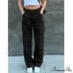 Women Denim Army Green Black Brown Solid Color Casual Fashion Chic Female Cool Girls Streetwear Jeans