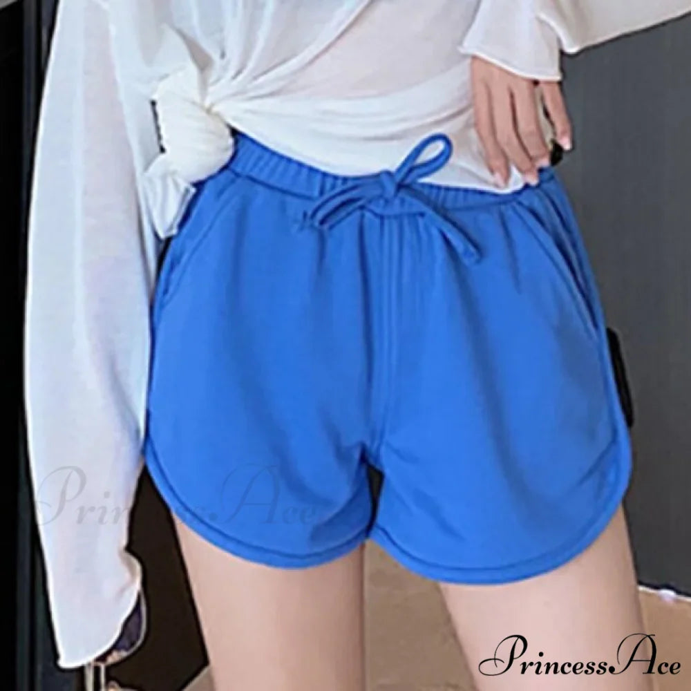 Women Elastic Pocket Shorts