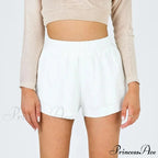 Women Gingham Boxer Striped Elastic High Waist Pajama Plaid Printed Button Lounge Short