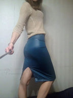 Women New Fashion Back Split Sexy Skirt