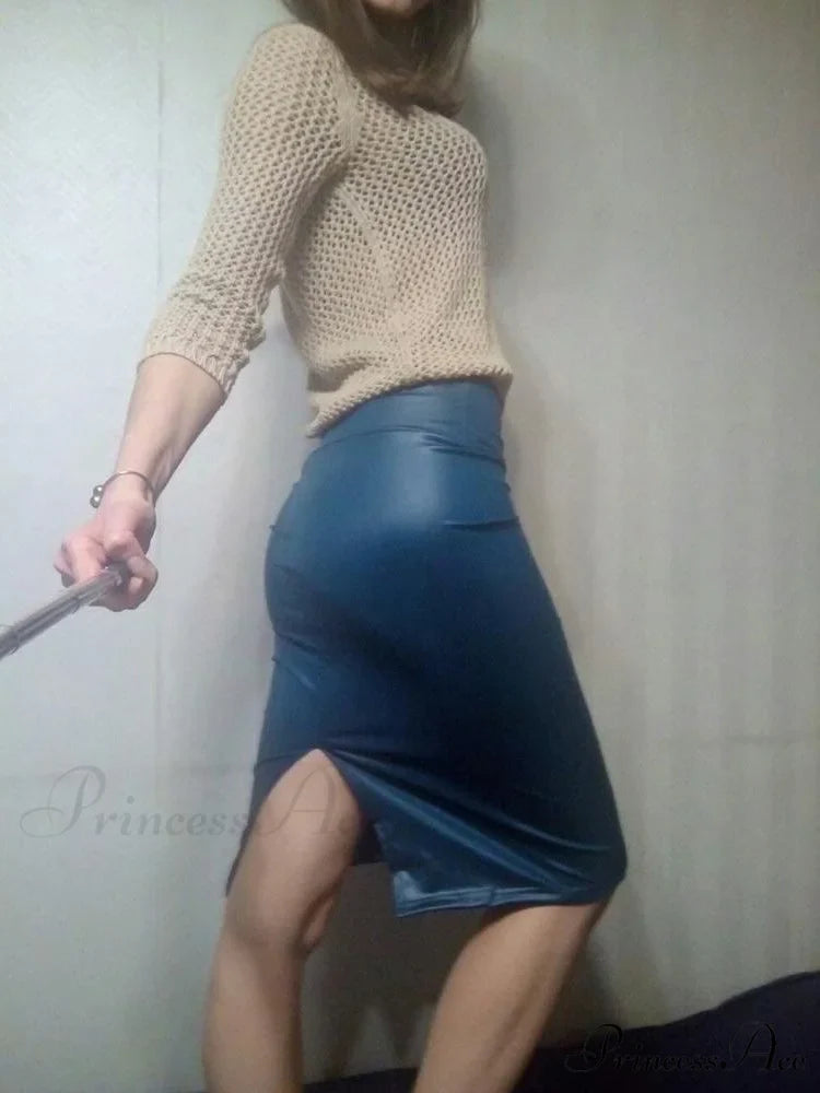 Women New Fashion Back Split Sexy Skirt