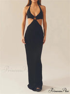 Women Party Hollow Out Maxi Dress