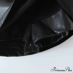 Women PU Leather Short Sexy Skirt