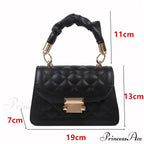Women Synthetic Leather Designer Crossbody Chain Purse