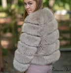 Women's Fox Fur European Urban Jacket
