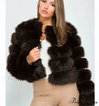 Women's Fox Fur European Urban Jacket