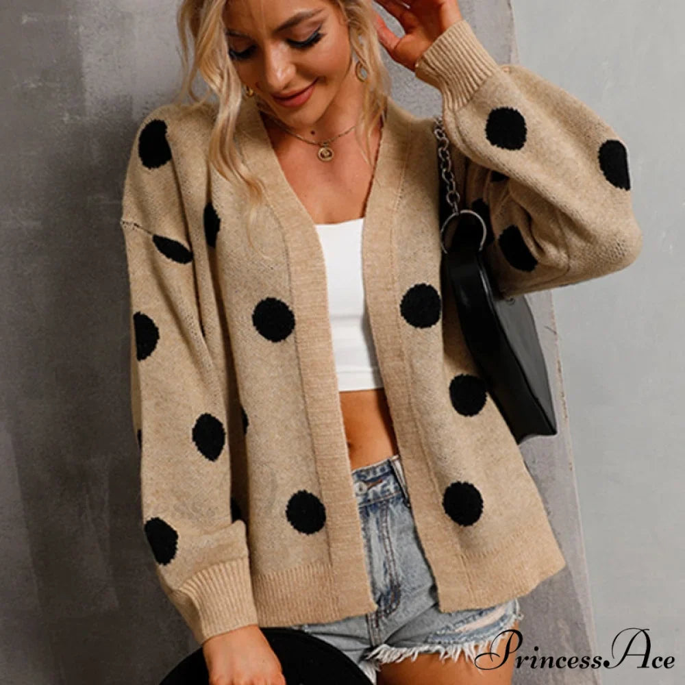 Women's Knitted Sweater Coat Long Sleeve Cardigan