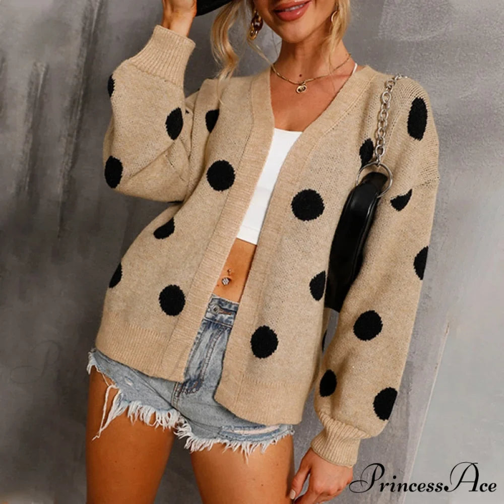 Women's Knitted Sweater Coat Long Sleeve Cardigan