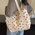 Woodland Ribbed Basic Shoulder Bag