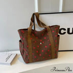 Woodland Ribbed Basic Shoulder Bag