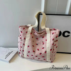 Woodland Ribbed Basic Shoulder Bag