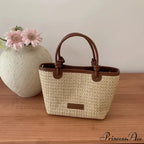 Woven Rattan Summery Crossbody